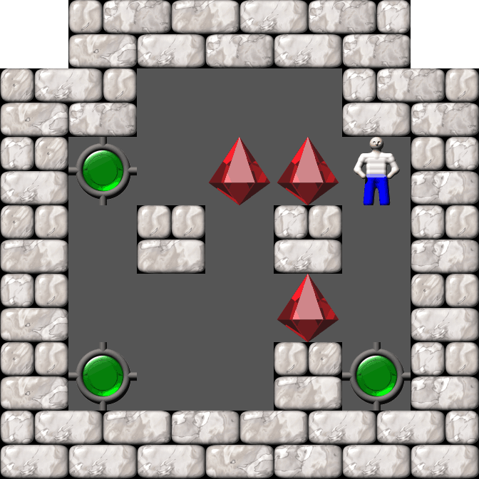 Sokoban Serg Belyaev 3 level 10